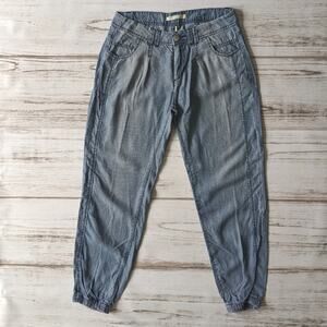 Chambrai LA chambray joggers sz 6